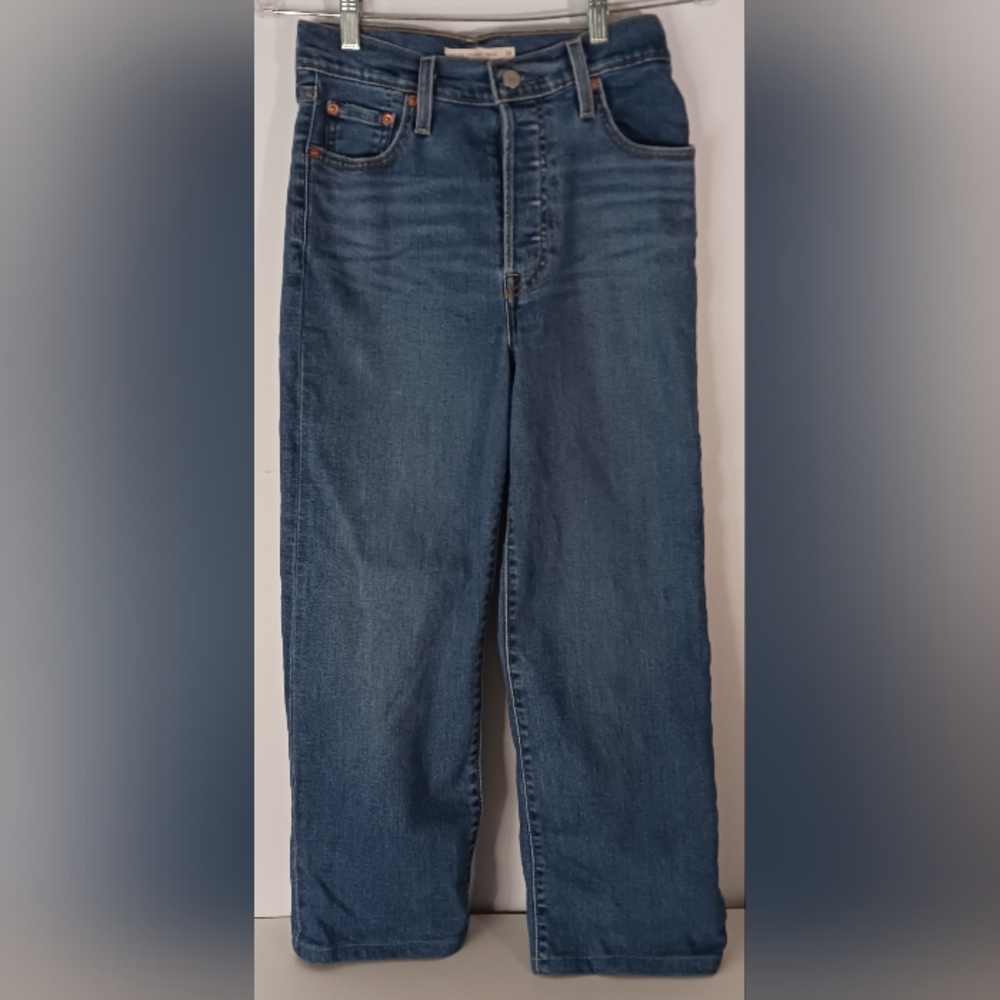 LEVIS Women's Ribcage Straight Ankle Jeans Size 26